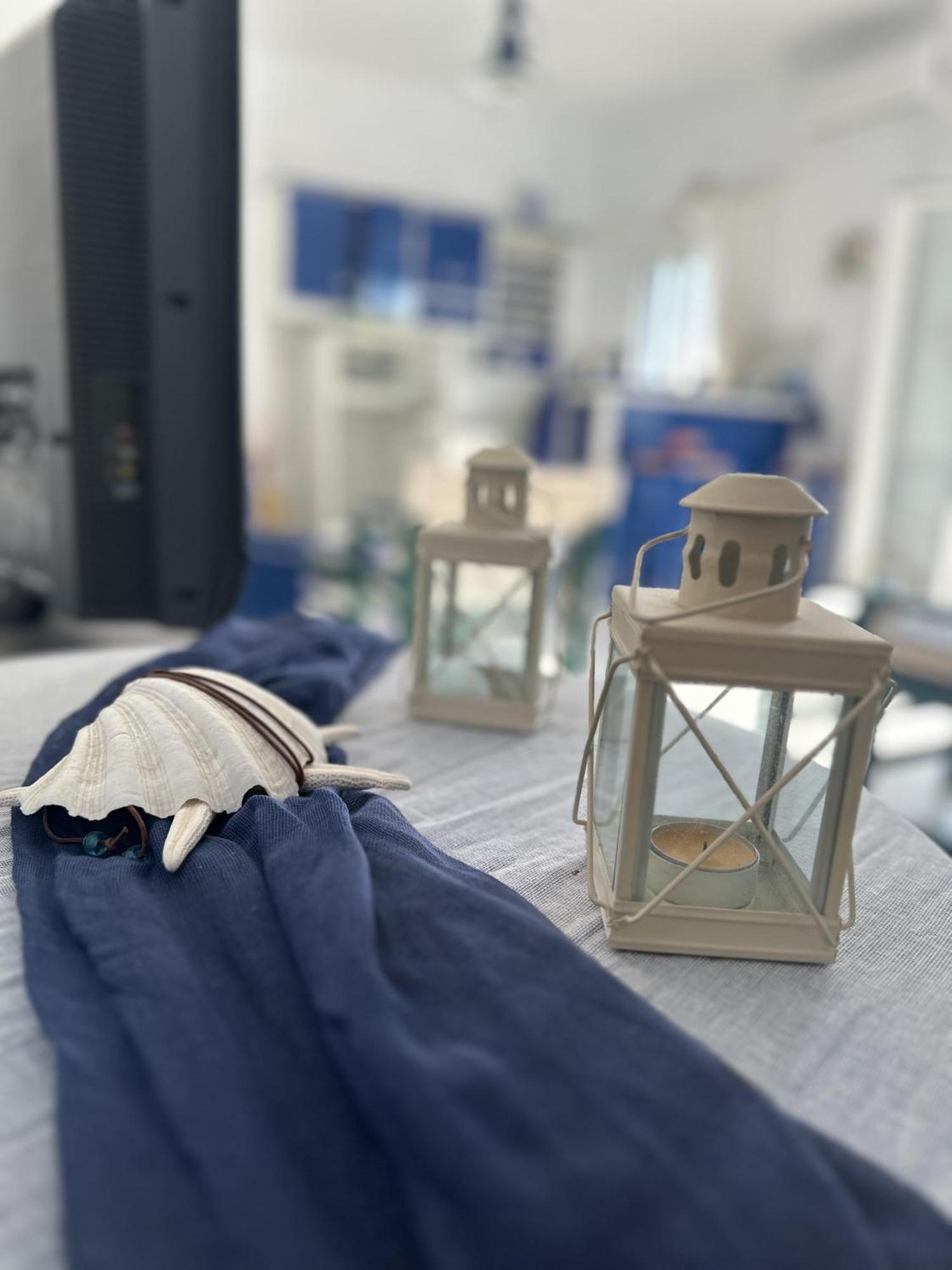 Вилла Blue Orison House Tinos For 5 Persons With Seaview Perastra Экстерьер фото
